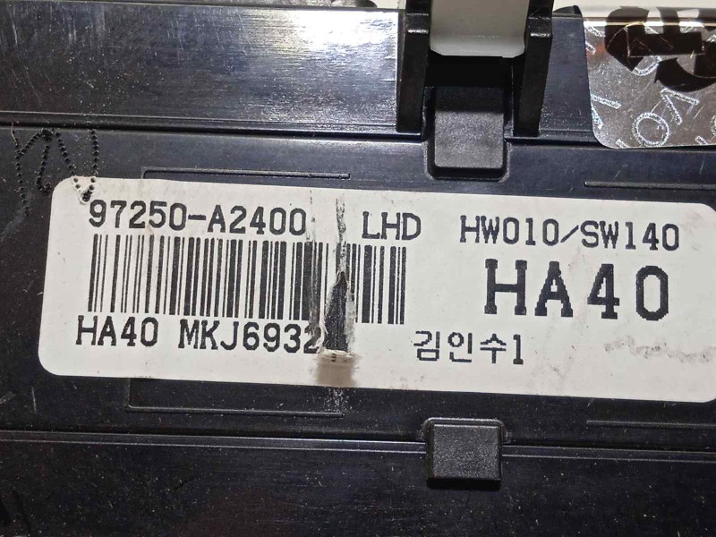 Recambio de mando climatizador para kia cee´d tech referencia OEM IAM 97250A2400  97250A2400WK