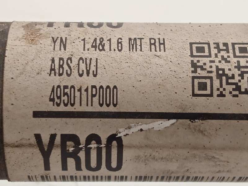 Recambio de transmision delantera derecha para kia venga basic referencia OEM IAM 495011P000  