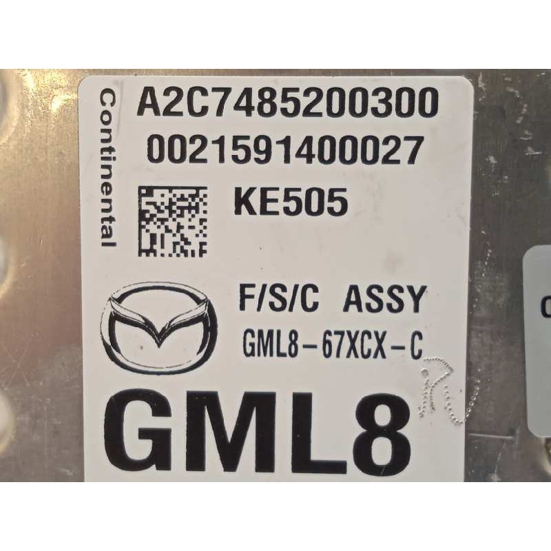 Recambio de modulo electronico para mazda cx-5 2.0 cat referencia OEM IAM GML867XCXC  A2C7485200300