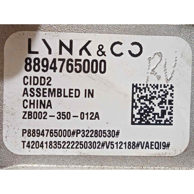 Recambio de convertidor potencia para lynk&co lynk & co 01 1.5 phev referencia OEM IAM 8894765000  P8894765000