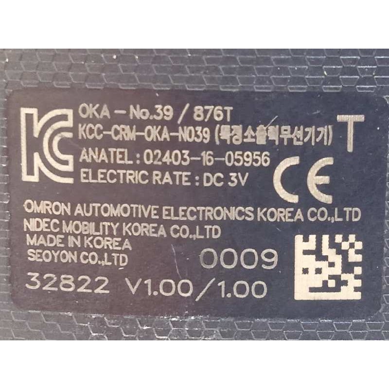 Recambio de conmutador de arranque para kia rio (yb) 1.0 tgdi cat referencia OEM IAM NOREF  