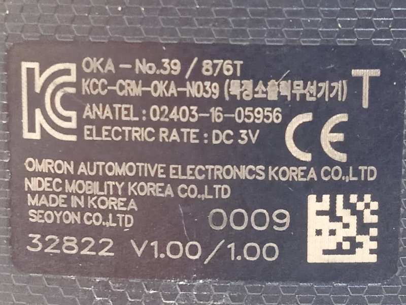 Recambio de conmutador de arranque para kia rio (yb) 1.0 tgdi cat referencia OEM IAM NOREF  