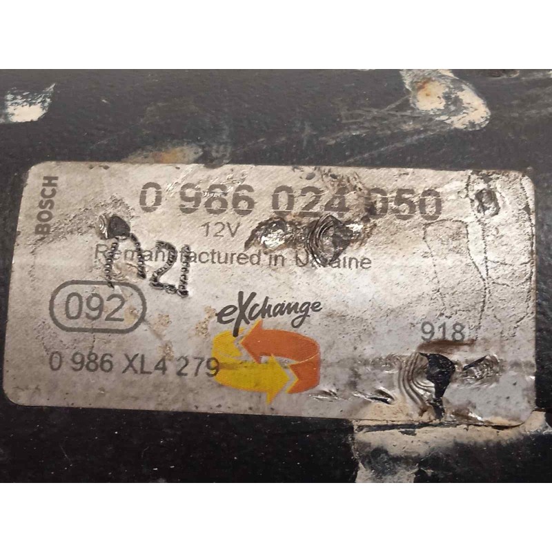 Recambio de motor arranque para audi q7 (4l) 3.0 tdi referencia OEM IAM 0986024050  