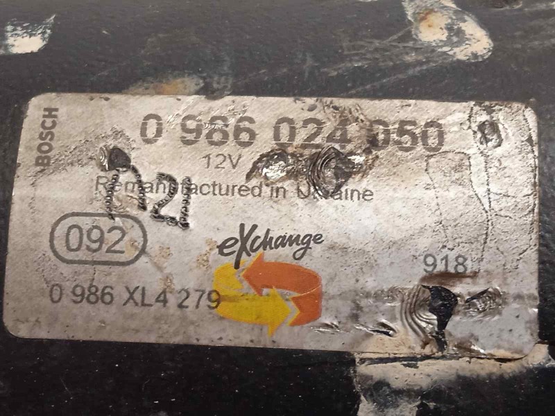 Recambio de motor arranque para audi q7 (4l) 3.0 tdi referencia OEM IAM 0986024050  