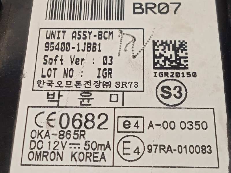 Recambio de modulo electronico para hyundai i20 1.2 16v cat referencia OEM IAM 954001JBB1  