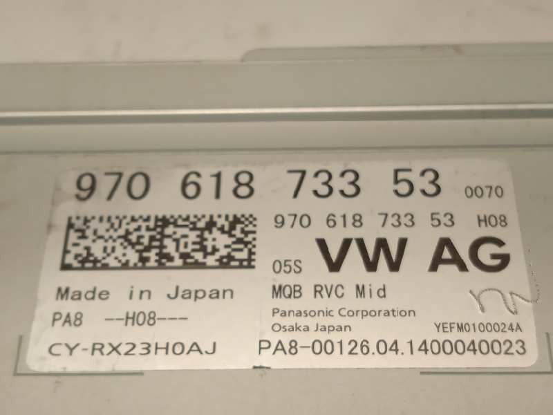 Recambio de modulo electronico para porsche panamera gts referencia OEM IAM 97061873353  