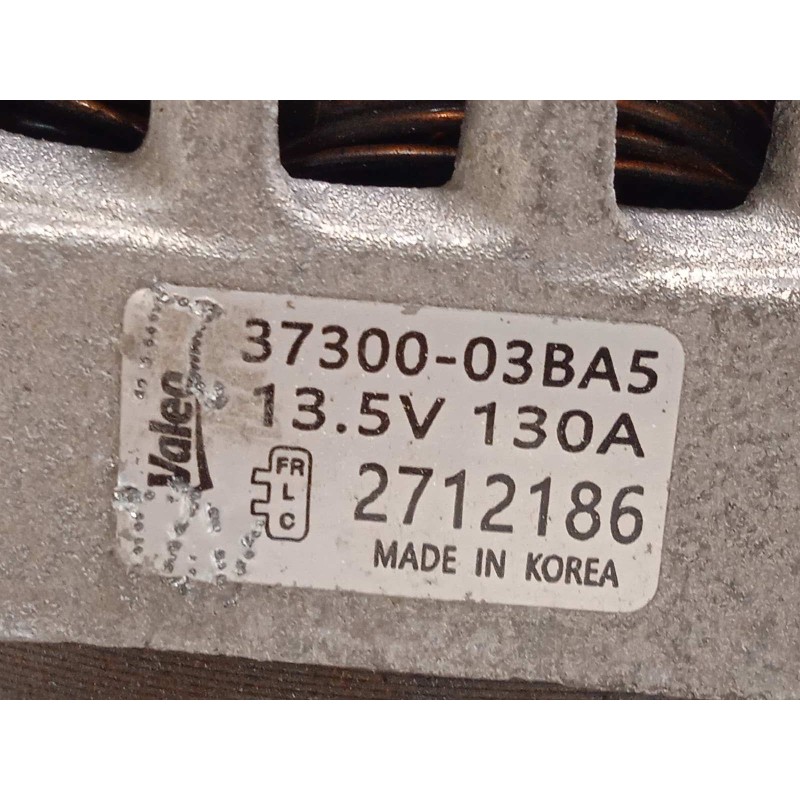 Recambio de alternador para kia stonic (ybcuv) 1.2 cat referencia OEM IAM 3730003BA5  