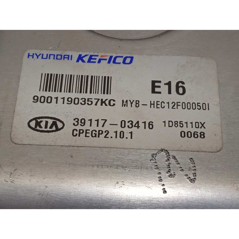 Recambio de centralita motor uce para kia stonic (ybcuv) 1.2 cat referencia OEM IAM 3911703416  