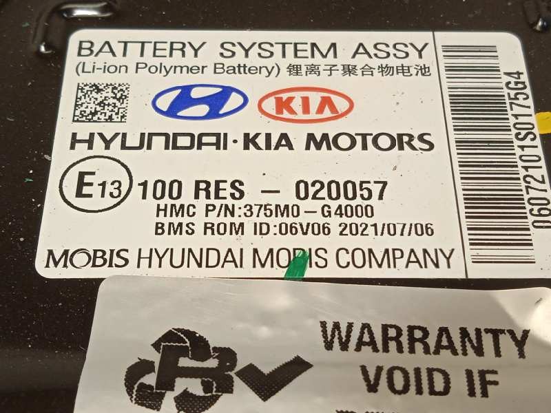 Recambio de bateria electrica menor de 5 kwh (hev) para kia ceed 1.4 tgdi cat referencia OEM IAM 375M0G4000  