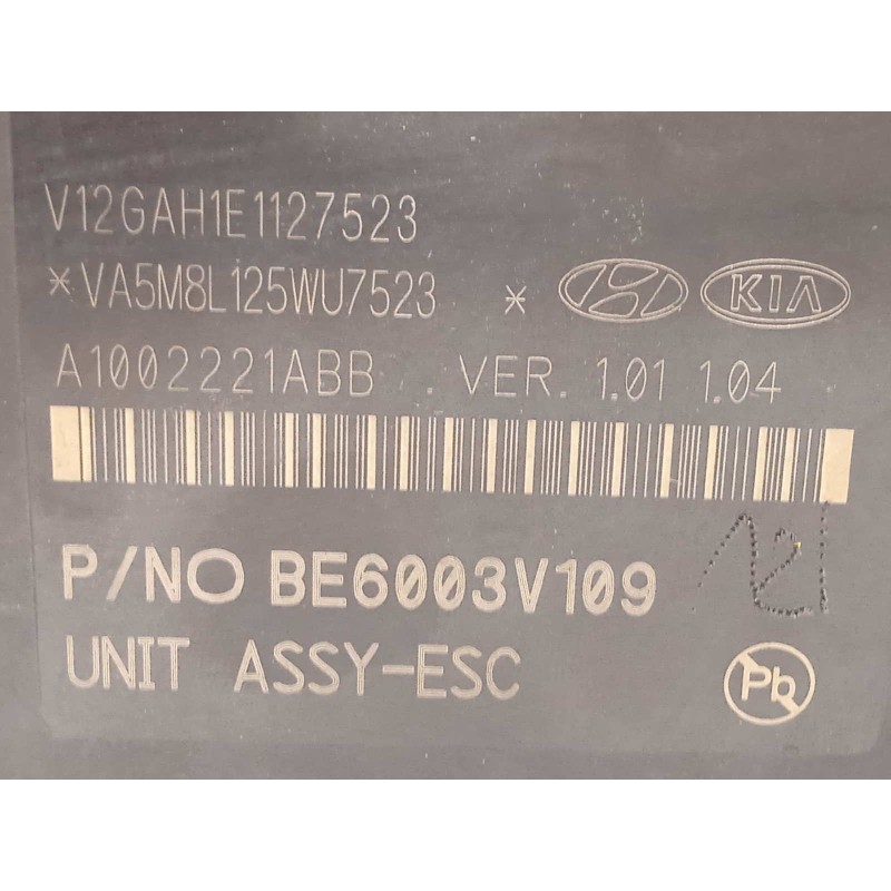 Recambio de abs para kia stonic (ybcuv) 1.2 cat referencia OEM IAM 58920H8260 BE6003V109 BH6013V105
