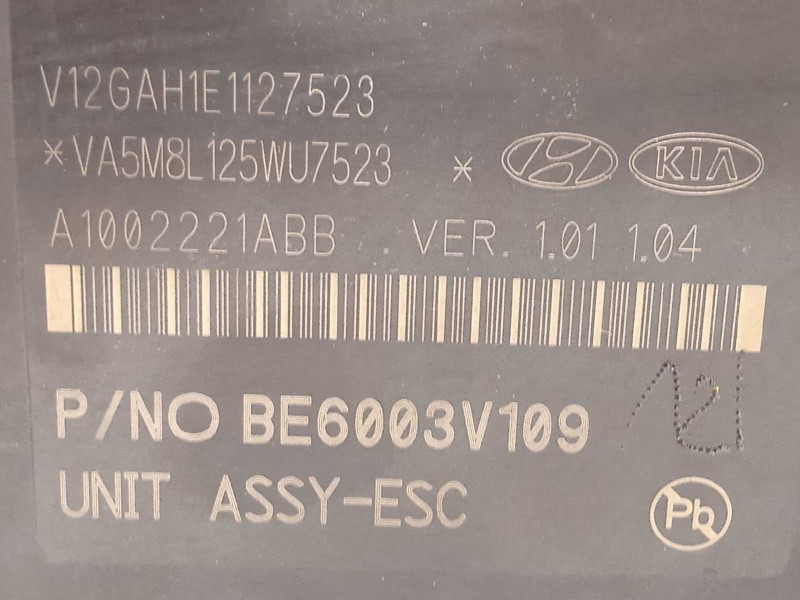 Recambio de abs para kia stonic (ybcuv) 1.2 cat referencia OEM IAM 58920H8260 BE6003V109 BH6013V105