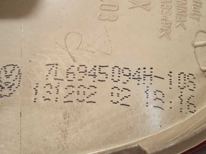 Recambio de piloto trasero derecho interior para volkswagen touareg (7la) tdi v10 referencia OEM IAM 7L6945094H  