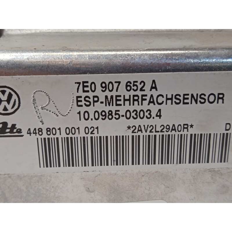 Recambio de centralita esp para volkswagen touareg (7la) tdi v10 referencia OEM IAM 7E0907652A  10098503034