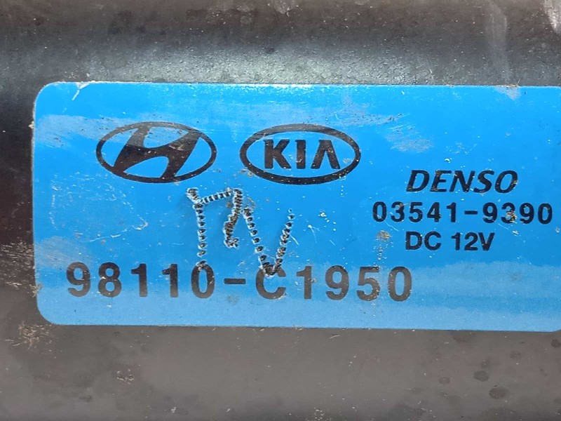 Recambio de motor limpia delantero para kia stonic (ybcuv) 1.2 cat referencia OEM IAM 98110C1950  