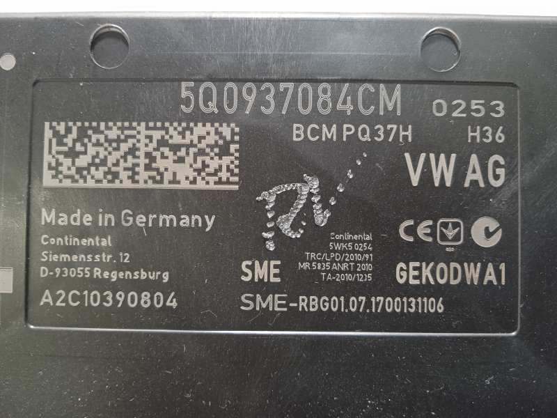 Recambio de centralita confort para seat leon (5f1) 1.4 16v tsi referencia OEM IAM 5Q0937084CM  