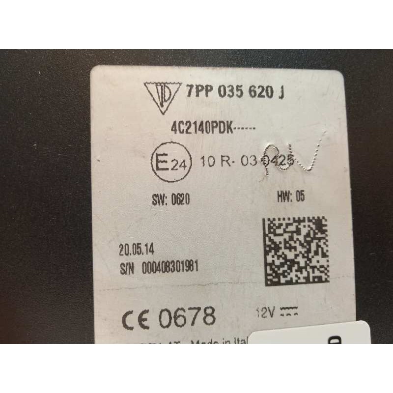 Recambio de modulo electronico para porsche panamera gts referencia OEM IAM 7PP035620J  