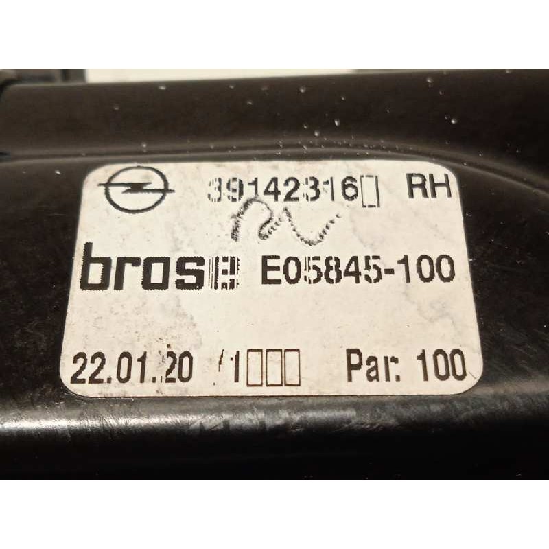 Recambio de elevalunas delantero derecho para opel astra k lim. 5türig 1.2 referencia OEM IAM 39142316  