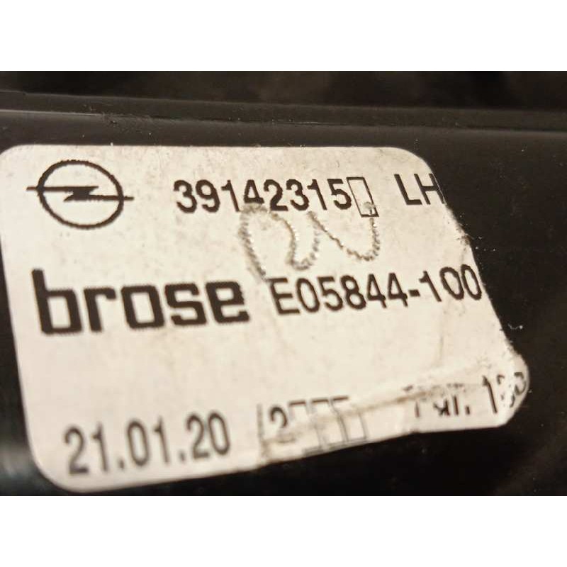 Recambio de elevalunas delantero izquierdo para opel astra k lim. 5türig 1.2 referencia OEM IAM 39142315  