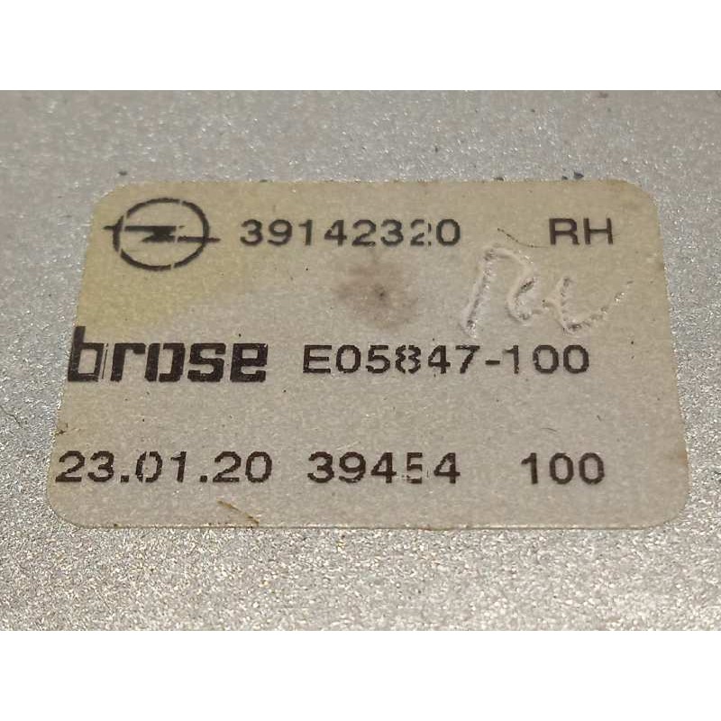 Recambio de elevalunas trasero derecho para opel astra k lim. 5türig 1.2 referencia OEM IAM 39142320  