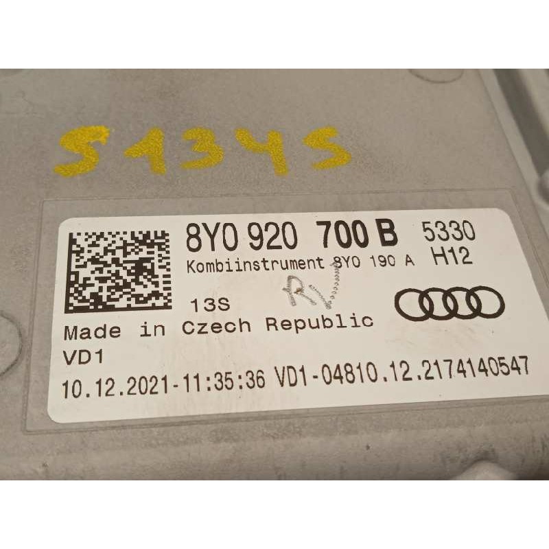 Recambio de cuadro instrumentos para audi a3 sportback (8ya) 1.0 ltr - hibrido referencia OEM IAM 8Y0920700B  