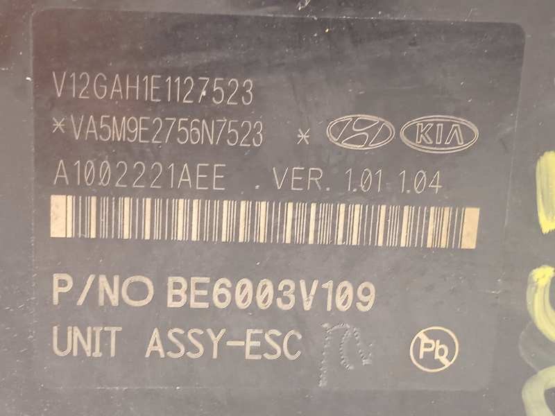 Recambio de abs para kia stonic (ybcuv) 1.0 tgdi cat referencia OEM IAM 58920H8260 BE6003V109 BH6013V105