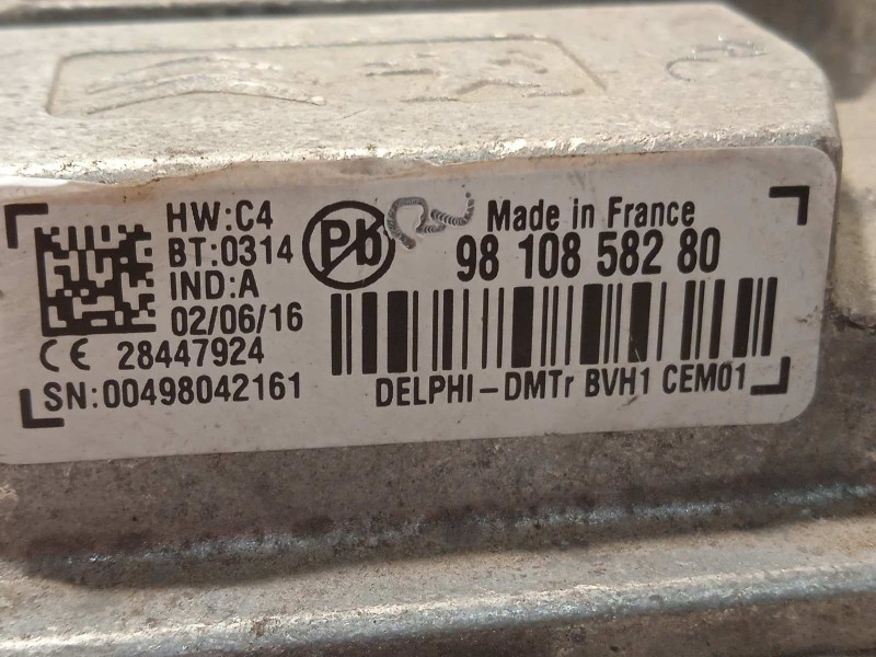 Recambio de modulo electronico para citroën c3 live edition referencia OEM IAM 9810858280  