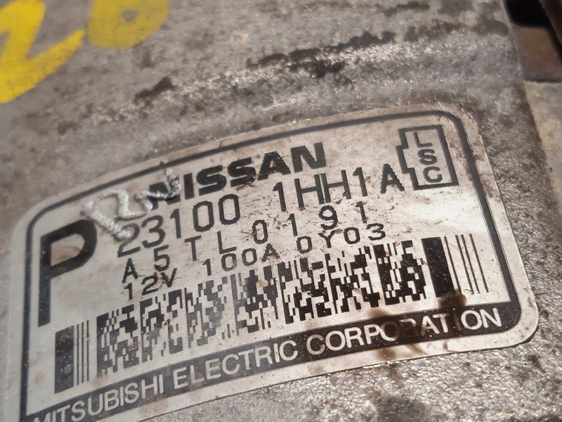 Recambio de alternador para nissan micra (k13) 1.2 cat referencia OEM IAM 231001HH1A  A5TL0191