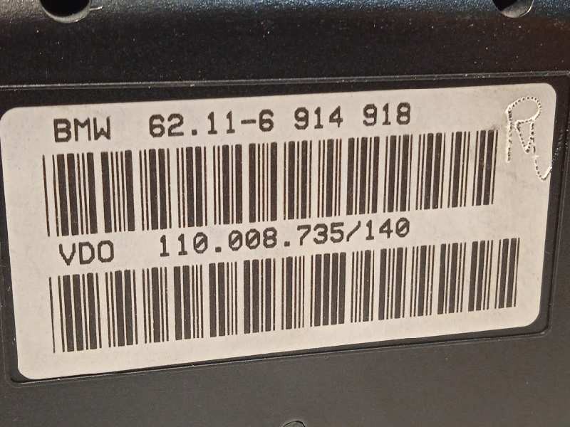 Recambio de cuadro instrumentos para bmw x5 (e53) 3.0d referencia OEM IAM 62116914918  
