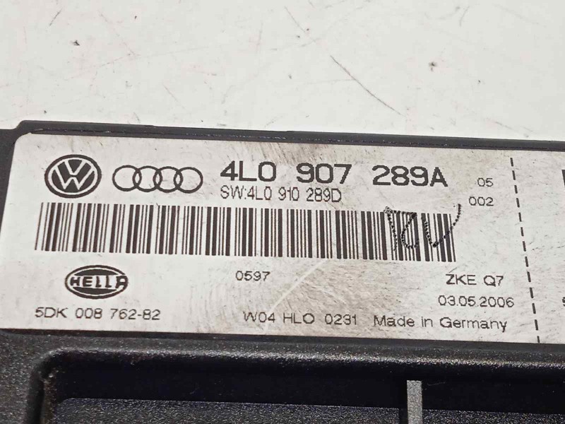 Recambio de centralita confort para audi q7 (4l) 3.0 tdi referencia OEM IAM 4L0907289A  5DK00876282