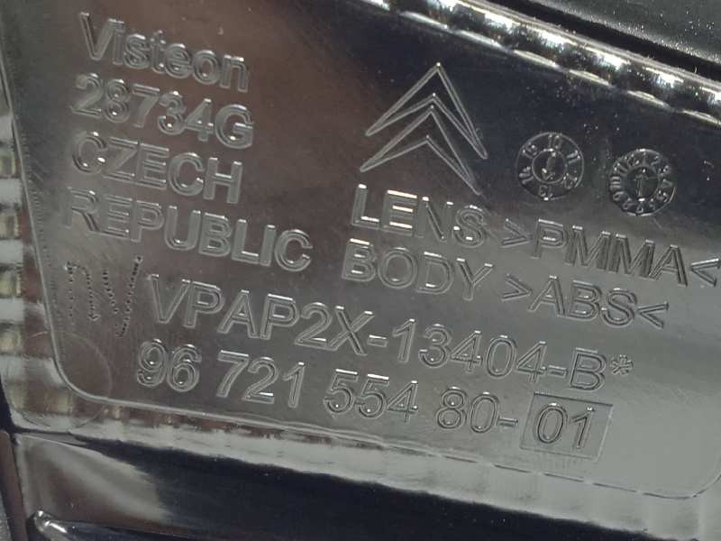 Recambio de piloto trasero derecho interior para citroën c4 lim. seduction referencia OEM IAM 9672155480  7453E5