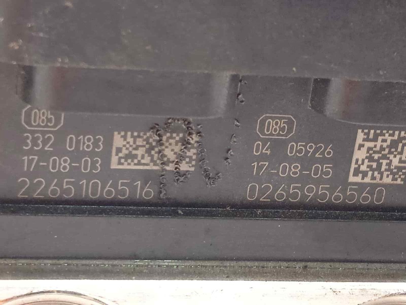 Recambio de abs para dacia logan ii ambiance referencia OEM IAM 476603249R 2265106516 269707