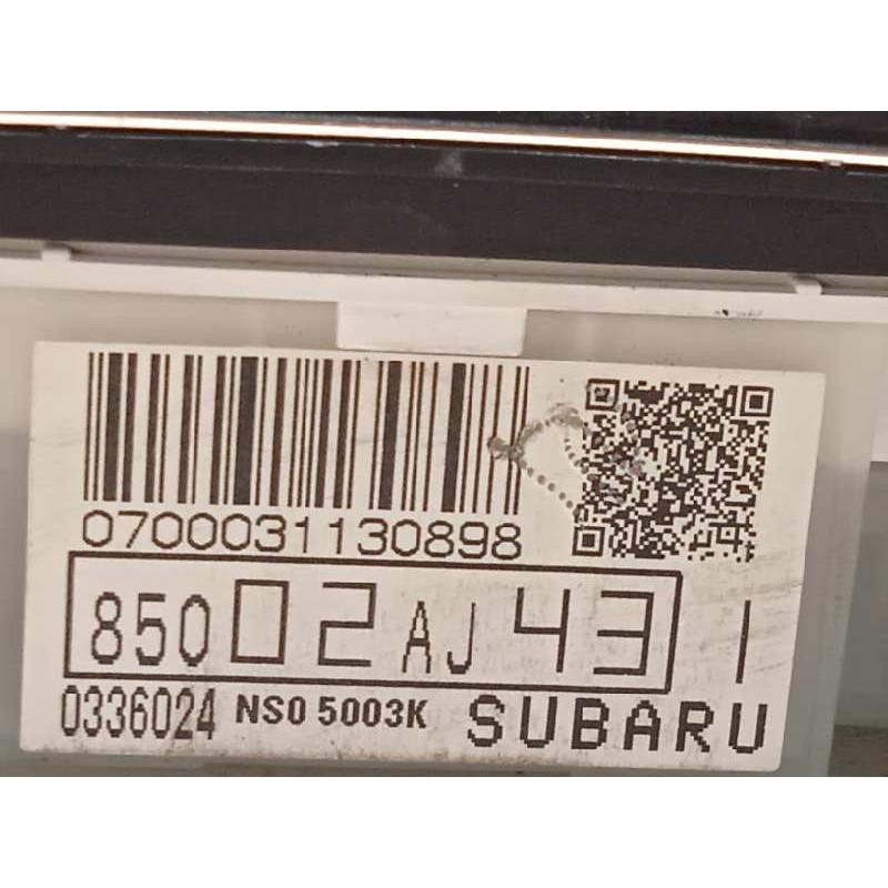 Recambio de cuadro instrumentos para subaru legacy kombi/outback b14 outback limited referencia OEM IAM 85002AJ43  
