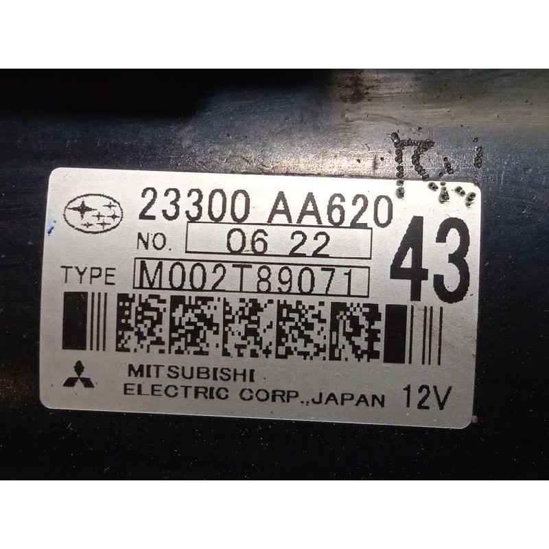 Recambio de motor arranque para subaru legacy kombi/outback b14 outback limited referencia OEM IAM 23300AA620  M002T89071
