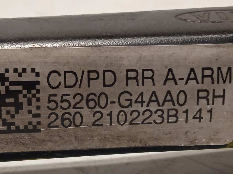 Recambio de brazo suspension inferior trasero derecho para kia ceed 1.4 tgdi cat referencia OEM IAM 55260G4AA0  