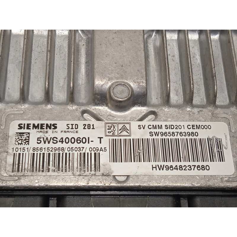 Recambio de centralita motor uce para peugeot 607 (s2) marfil pack referencia OEM IAM 9648237680 5WS40060IT 9658763980