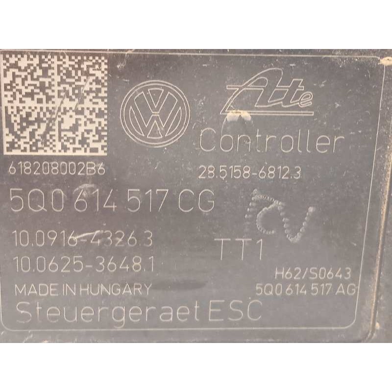 Recambio de abs para audi a3 sportback (8vf) 30 tdi básico referencia OEM IAM 5Q0614517CG 28515868123 1003309984
