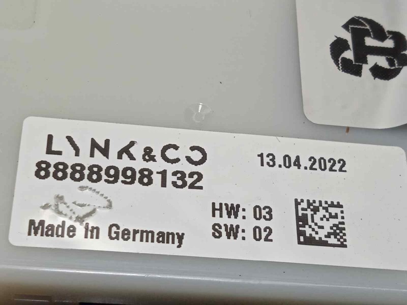 Recambio de luz interior para lynk&co lynk & co 01 1.5 phev referencia OEM IAM 8892200051  8888998132