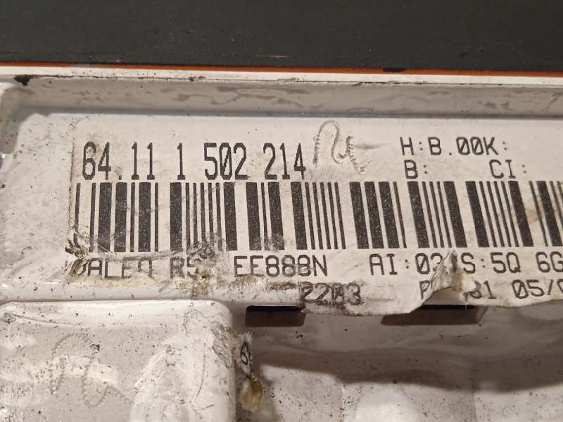 Recambio de mando calefaccion / aire acondicionado para mini mini (r50,r53) one d referencia OEM IAM 64111502214  