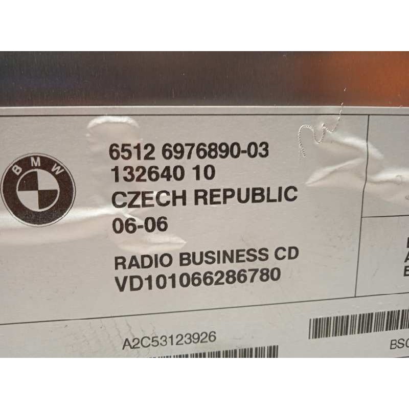 Recambio de sistema audio / radio cd para mini mini (r50,r53) one d referencia OEM IAM 65126976890  