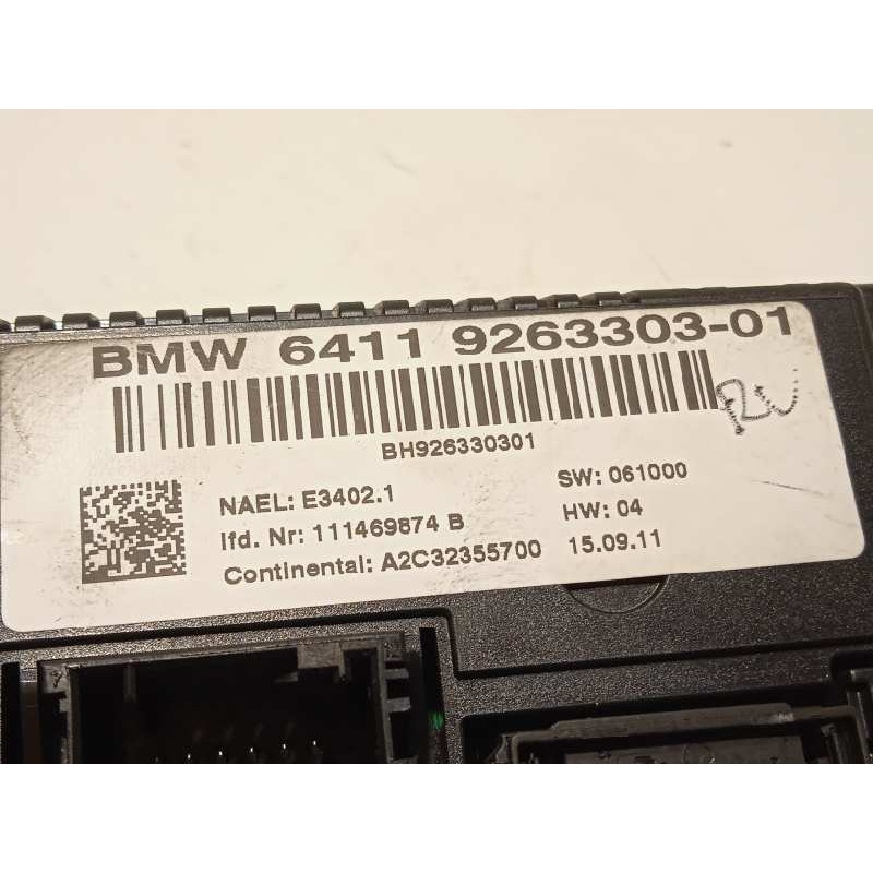 Recambio de mando climatizador para bmw serie 3 touring (e91) 318d referencia OEM IAM 64119263303  