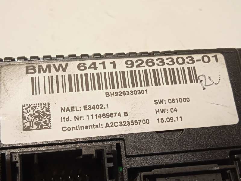 Recambio de mando climatizador para bmw serie 3 touring (e91) 318d referencia OEM IAM 64119263303  