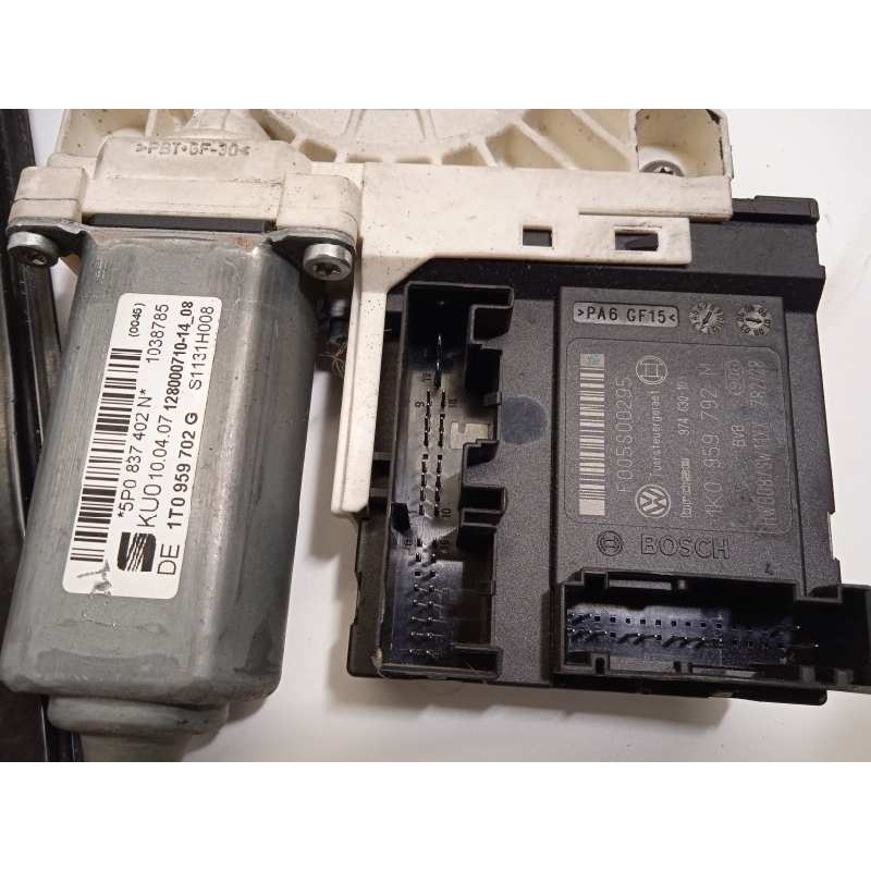 Recambio de elevalunas delantero derecho para seat altea (5p1) stylance / style referencia OEM IAM 1T0959702G  5P0837402N