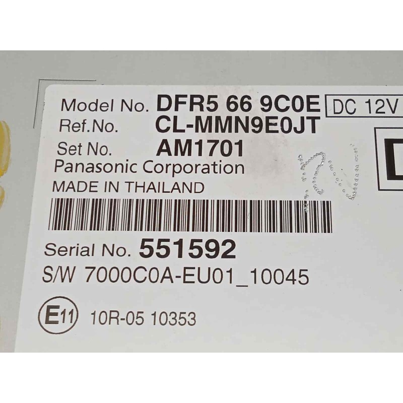 Recambio de sistema navegacion gps para mazda cx-30 referencia OEM IAM DFR5669C0E  CLMMN9E0JT