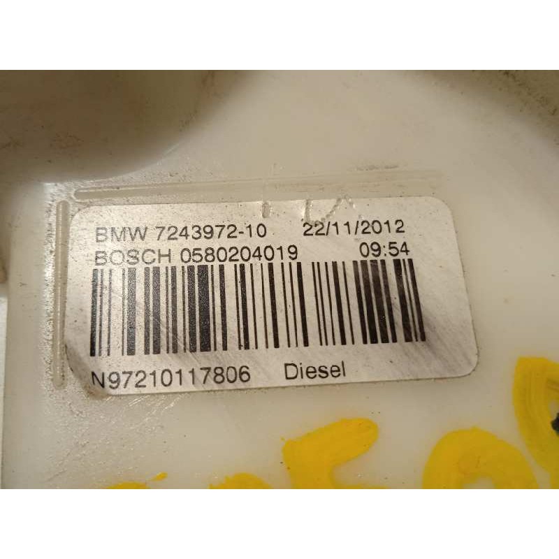 Recambio de bomba combustible para bmw serie 1 lim. (f20) 118d referencia OEM IAM 7243972 16117243972 0580204019