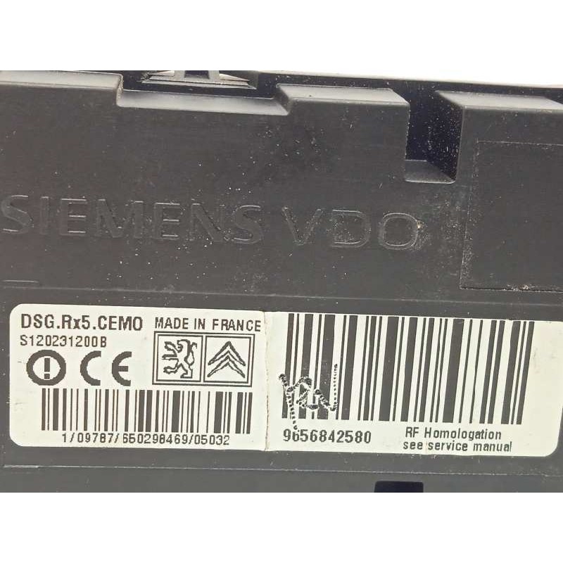 Recambio de modulo electronico para peugeot 607 (s2) marfil pack referencia OEM IAM 9656842580  