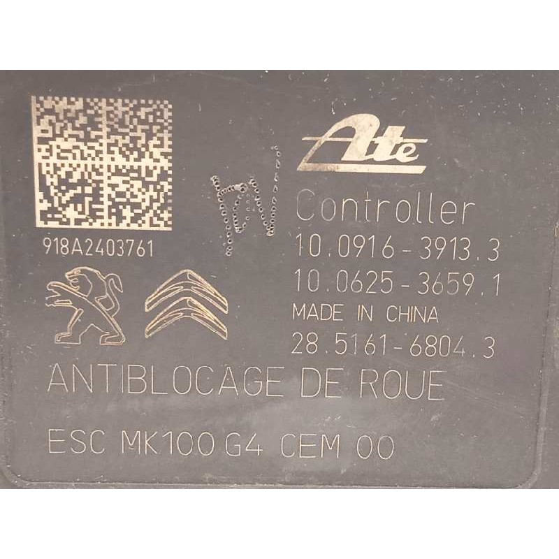 Recambio de abs para peugeot 208 1.2 12v e-vti referencia OEM IAM 9822654880 1091639133 10022012064