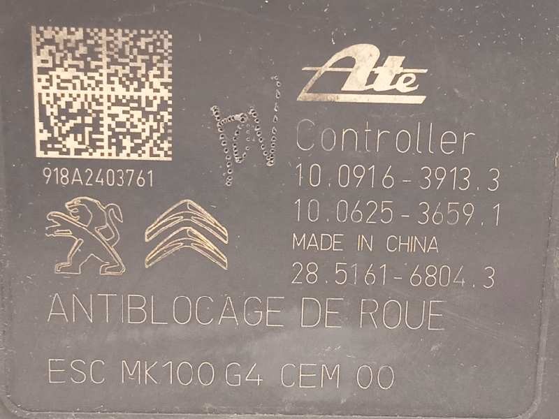 Recambio de abs para peugeot 208 1.2 12v e-vti referencia OEM IAM 9822654880 1091639133 10022012064