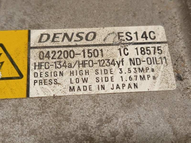 Recambio de compresor aire acondicionado para toyota yaris hybrid active referencia OEM IAM 0422001501  8837015010