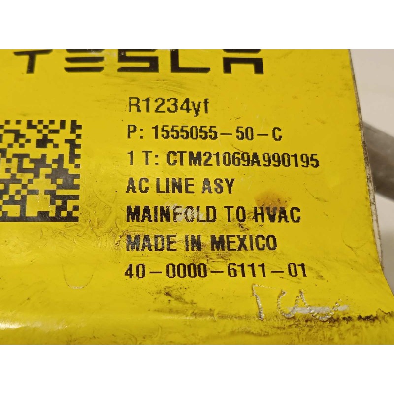Recambio de tubos aire acondicionado para tesla model 3 referencia OEM IAM 155505550C  