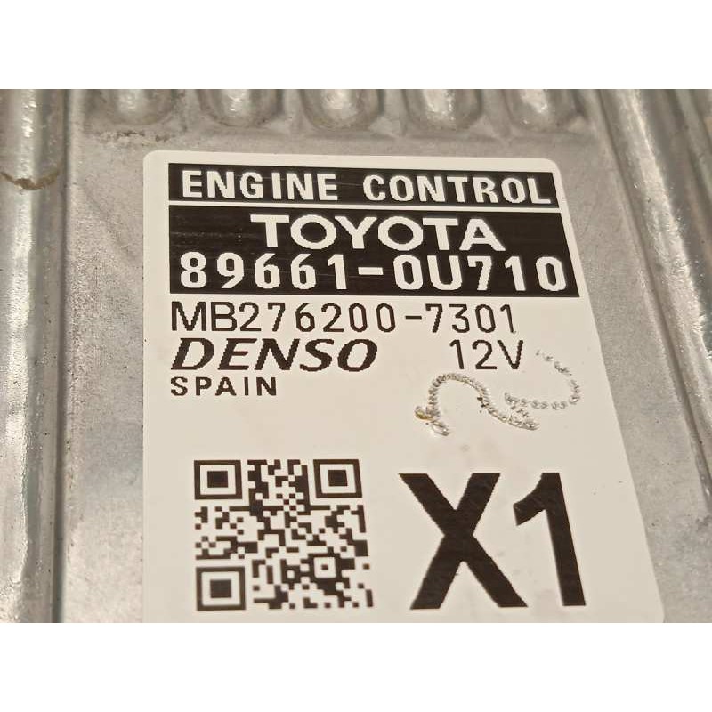 Recambio de centralita motor uce para toyota yaris hybrid active referencia OEM IAM 896610U710  MB2762007301